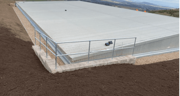 A Treated Water Storage asset that has undergone structural refurbishment